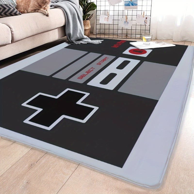 Retro Gaming Rug - Karpet bermain 3D dicetak pemain, anti