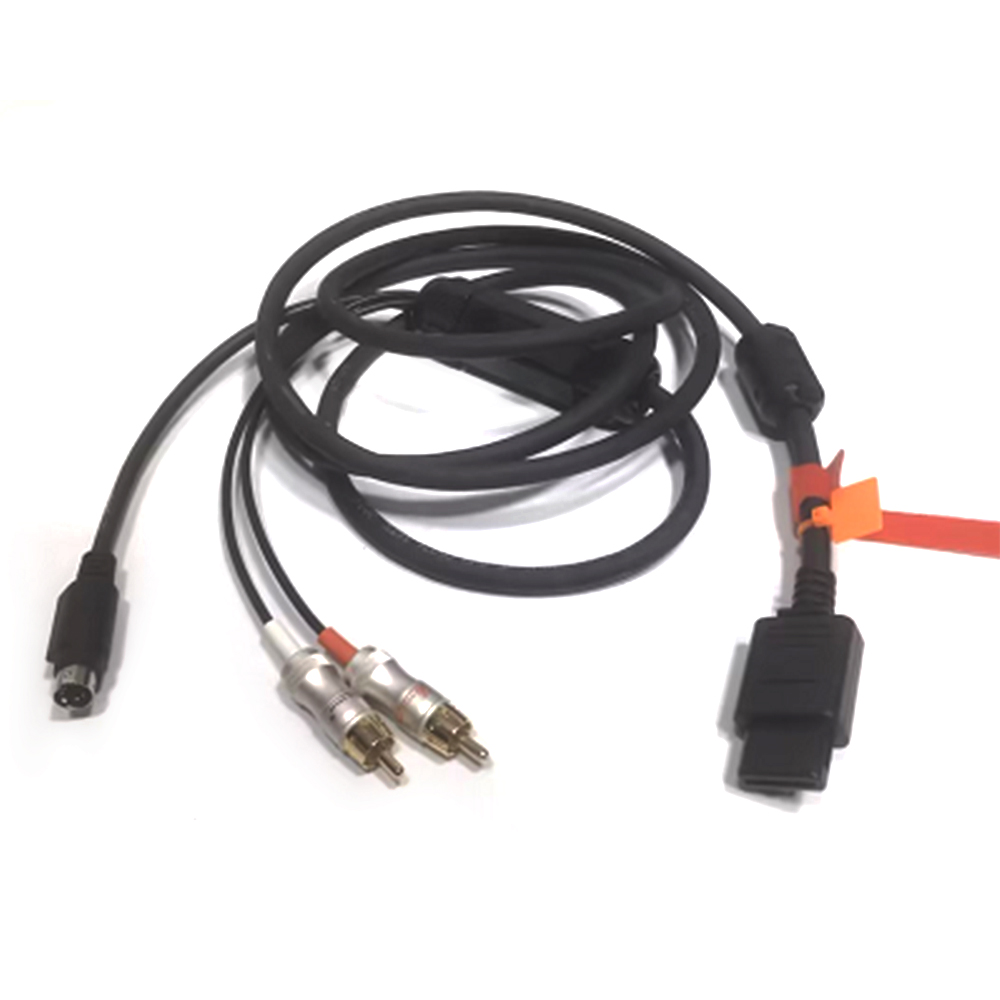 Retro Gaming Setup - SFC N64 NGC s-kabel Video berpelindung,