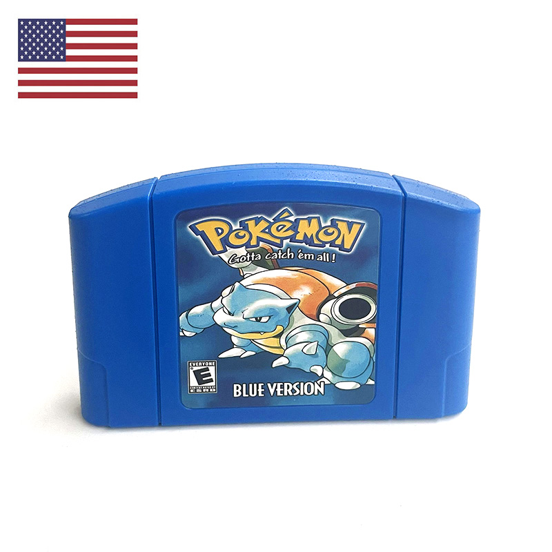 Retro Gaming Setup - Konsol Game Retro N64 Pokemon Blue