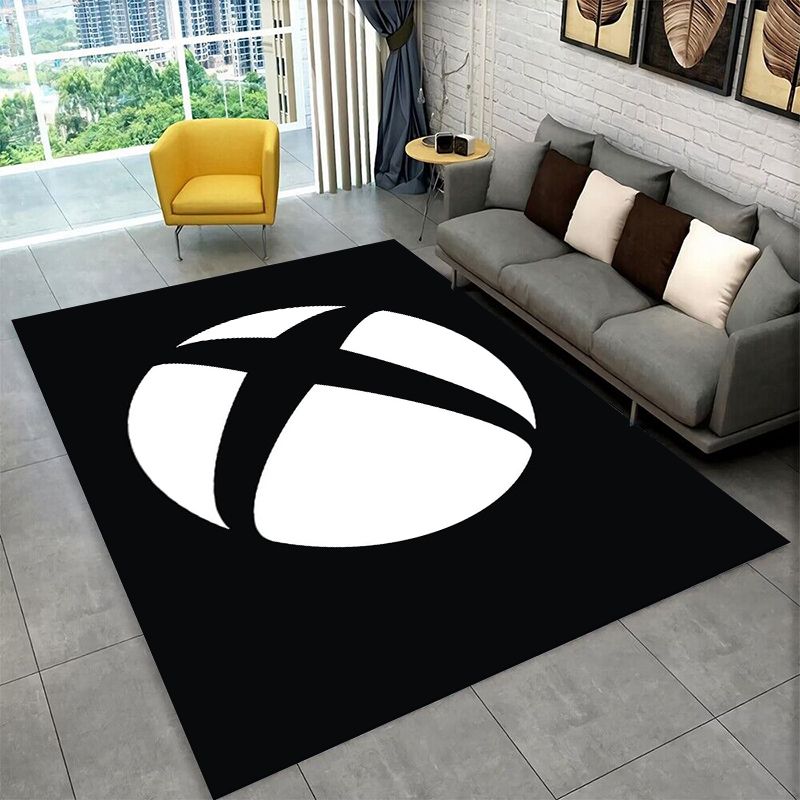 Retro Gaming Rug - Karpet Logo Gamer Gaming Xbox Retro