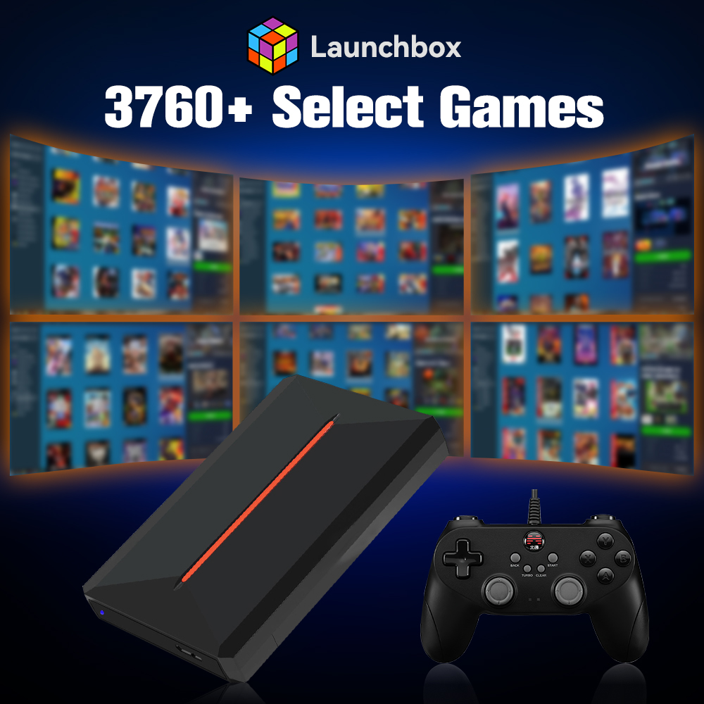 Retro Gaming Emulator Pc - Launchbox OS Gaming Retro HDD 3760