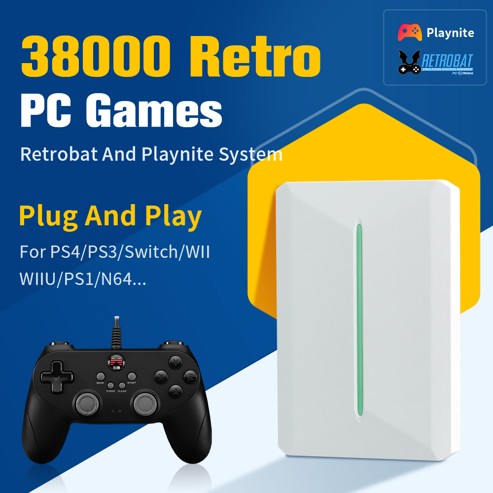 Retro Gaming Emulator Pc - Hard Drive Game Retro Portabel 500G
