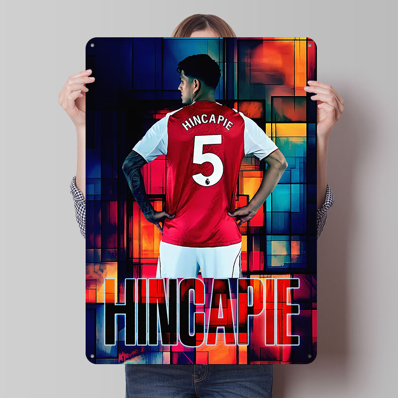 Retro Gaming Jersey - Poster Jersey Sepak Bola Hincapie dari