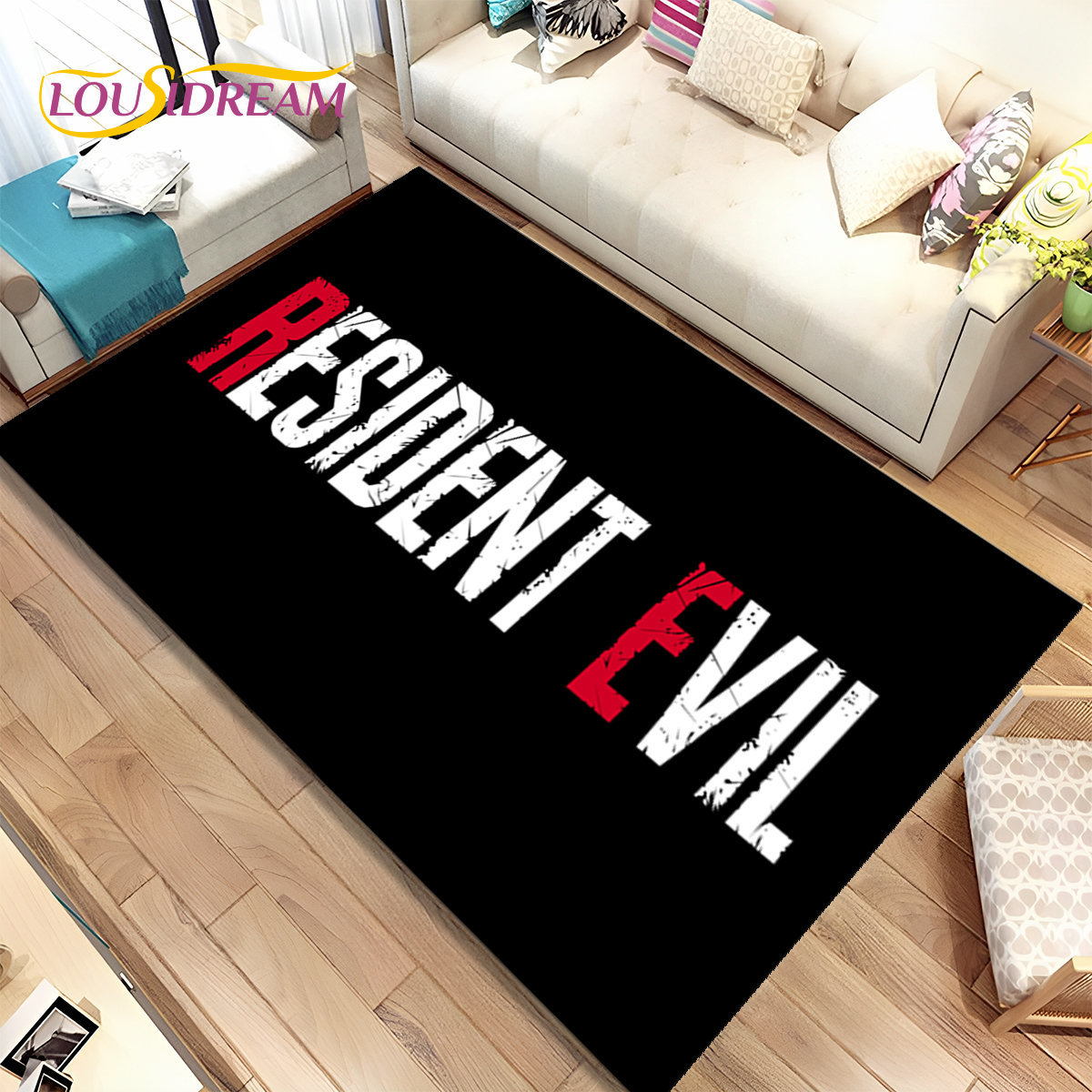 Retro Gaming Rug - 3D r-resident Evil Games Gamer karpet