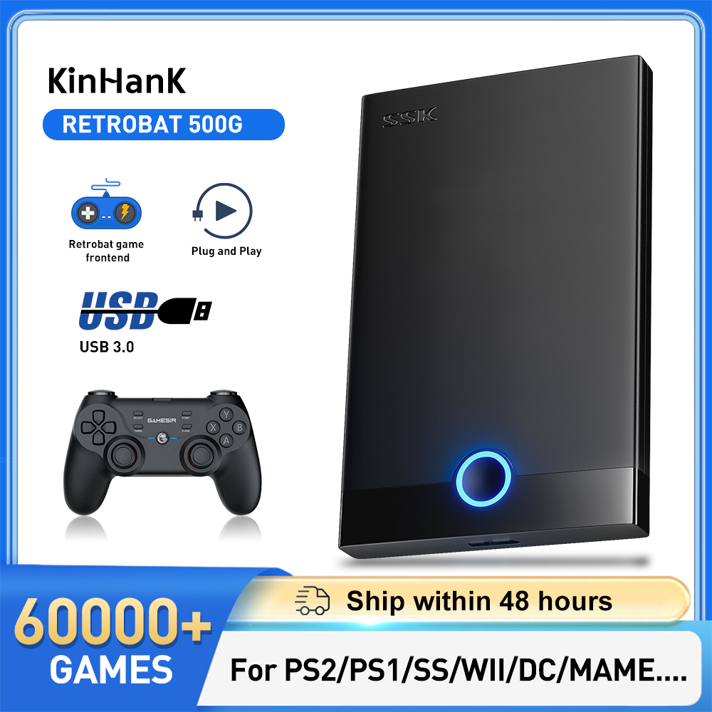 Retro Gaming Emulator Pc - Konsol Super Game Retro HDD 60000
