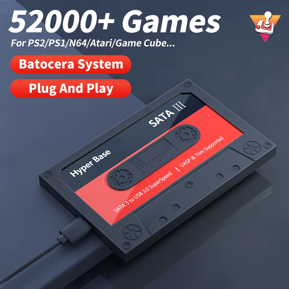 Retro Gaming Emulator Pc - Batocera 500G/2T Hard Drive Game Retro