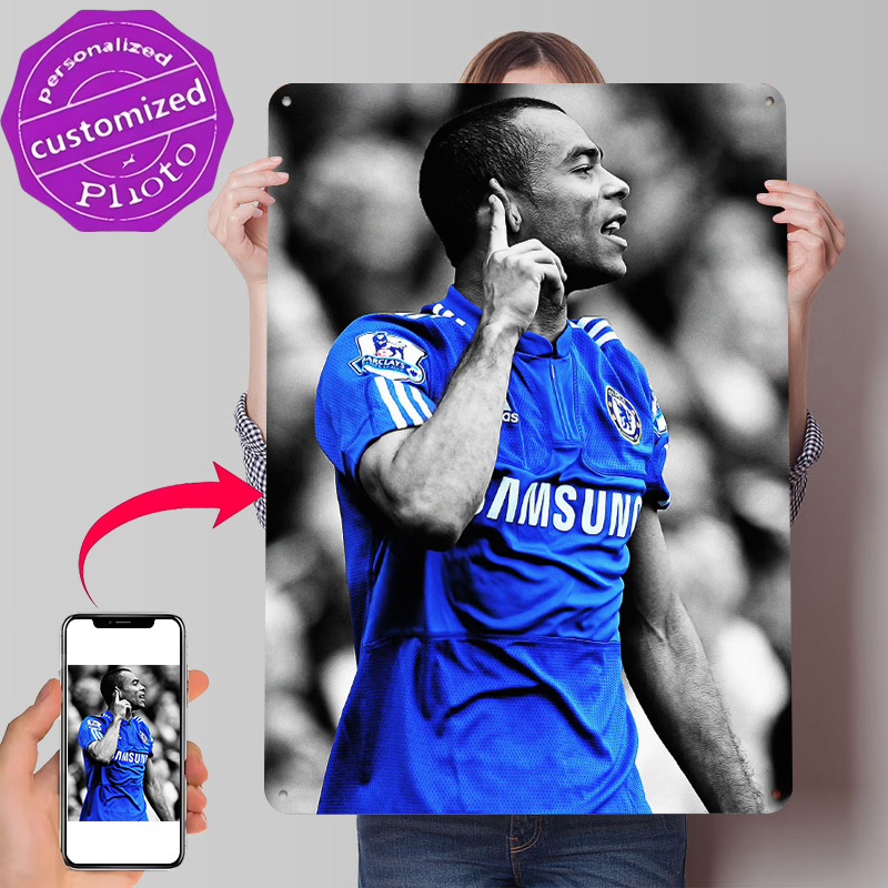 Retro Gaming Jersey - Poster Tekstur Cetak 3D Ashley Cole