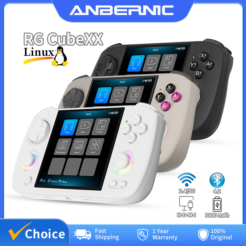 Retro Gaming Images - ANBERNIC RG Cubexx Konsol Game Genggam