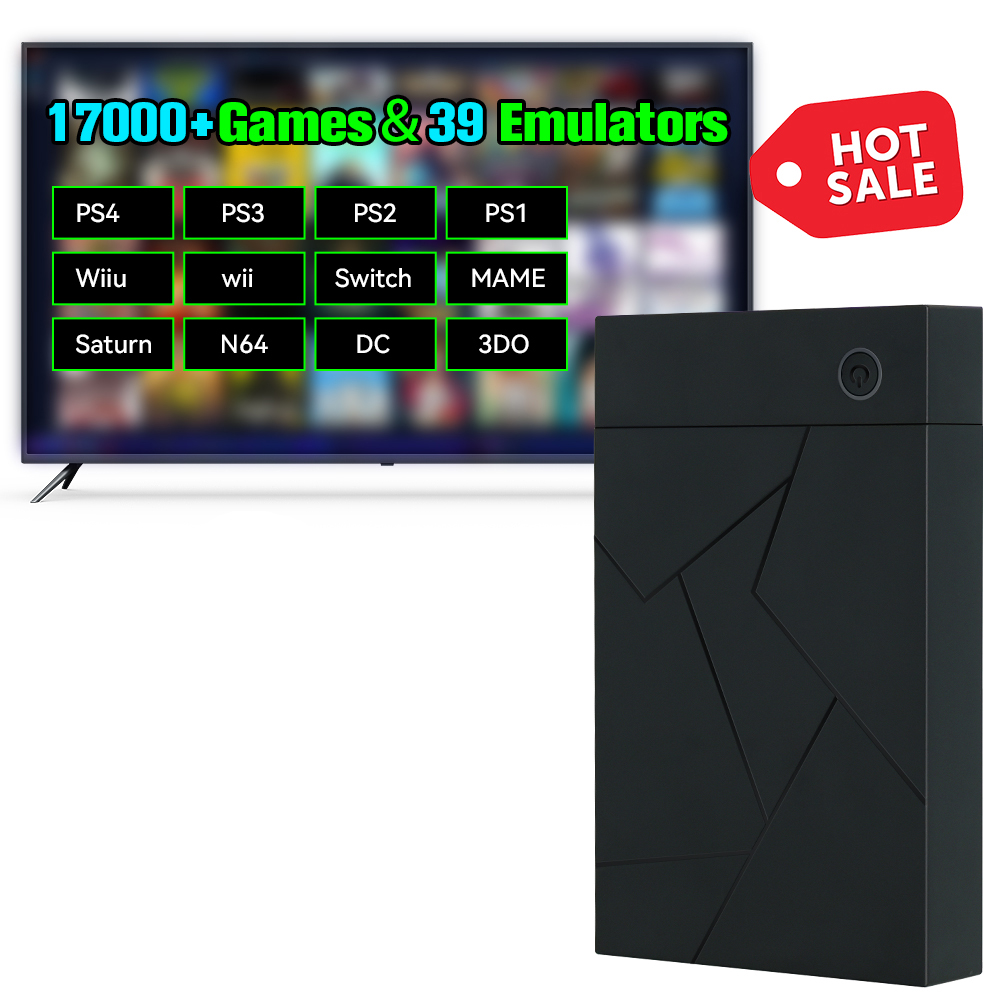 Retro Gaming Emulator Pc - HDD Gaming 3TB, Hard Drive emulasi