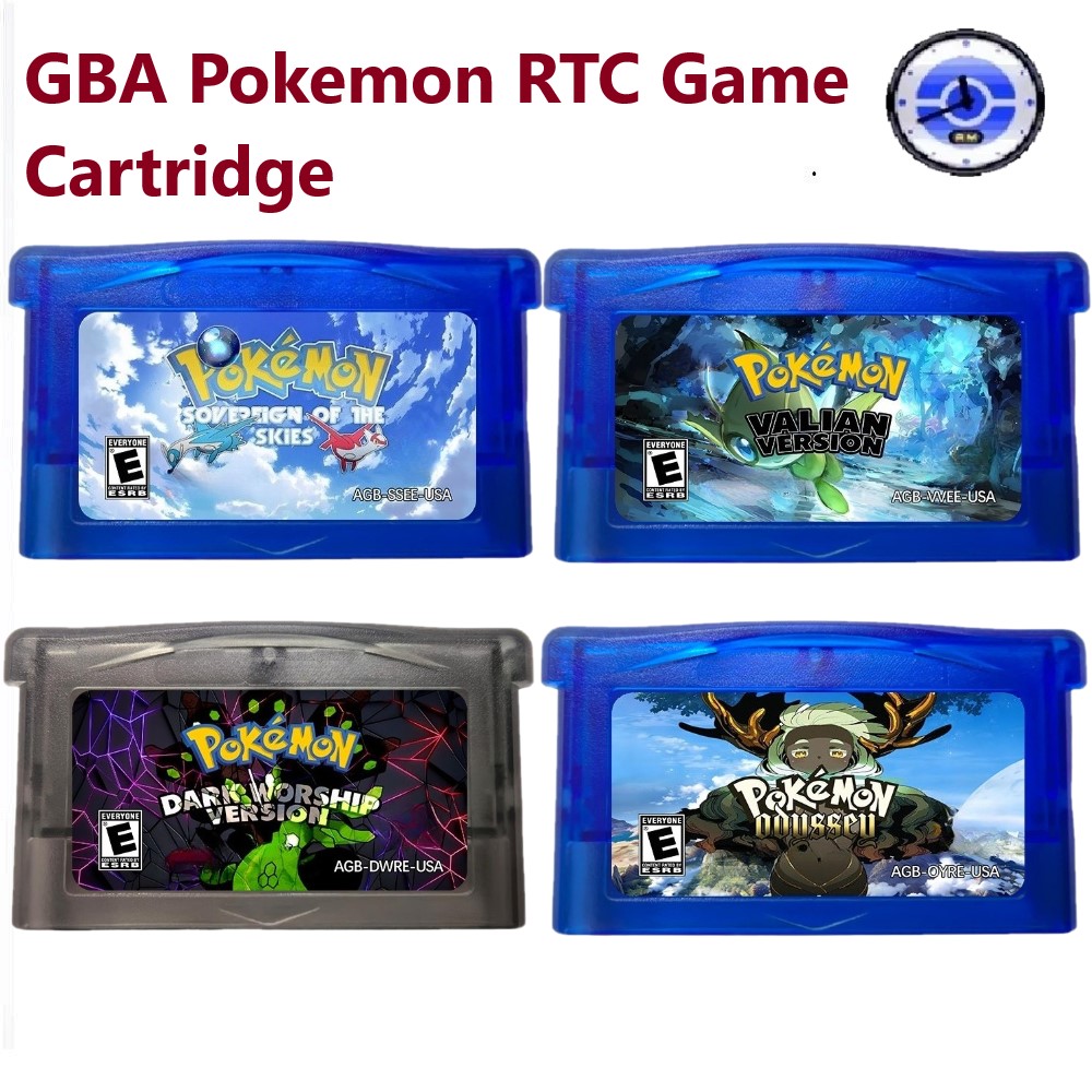 Rom Cartridge Flash - Kartrid Game Bahasa Inggris GBA RTC,
