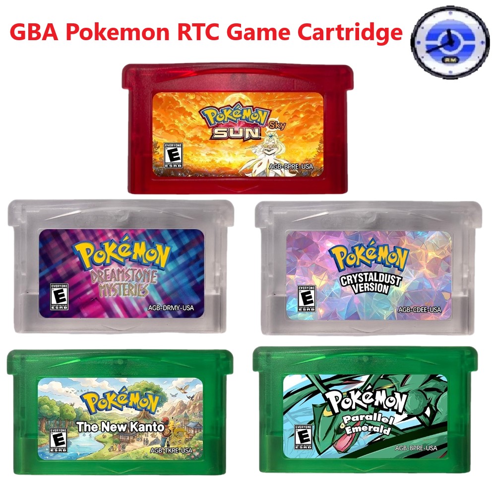 GBA RTC Pokemon Dreamstone Mys - Rom Cartridge Flash ulasan dan harga