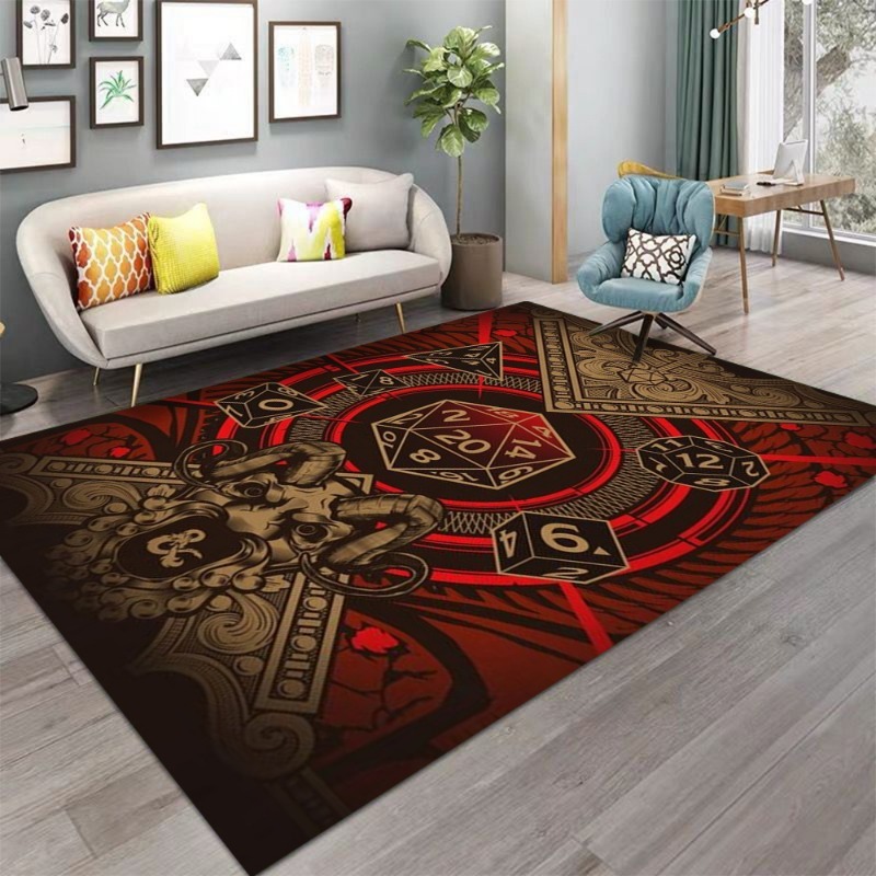 Karpet Lantai Besar Anti Selip - Retro Gaming Rug ulasan dan harga
