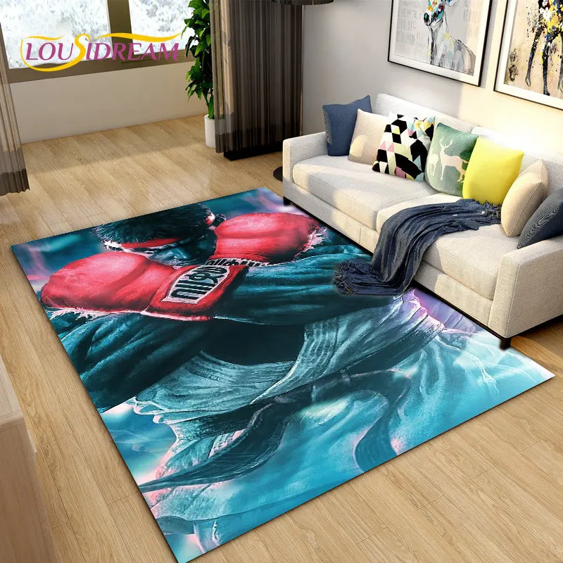 Karpet Area Gamer Street Fight - Retro Gaming Rug ulasan dan harga