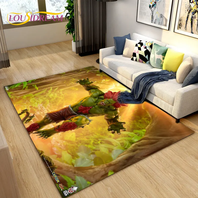 Karpet Area Gamer Street Fight - Retro Gaming Rug ulasan dan harga