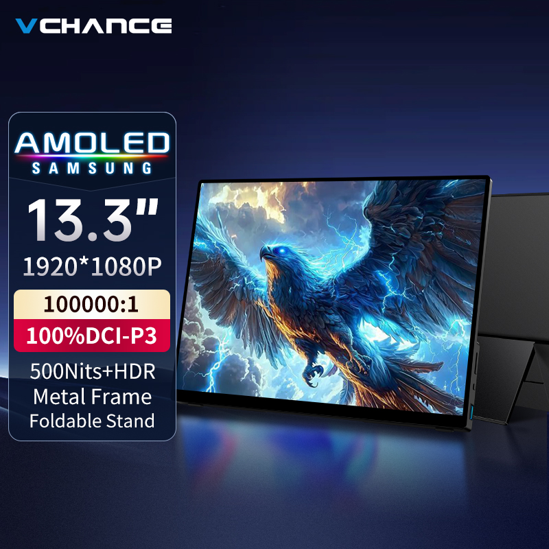 VCHANCE Monitor Portabel OLED  - Crt Monitor Stand ulasan dan harga