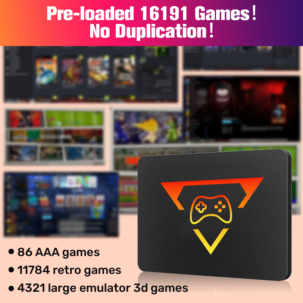SSD Gaming Retro untuk Switch/ - Retro Gaming Emulator Pc ulasan dan harga
