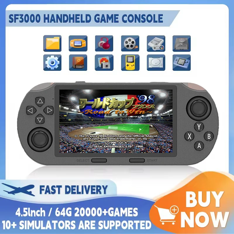 SF3000 konsol Game genggam por - Retro Gaming Images ulasan dan harga