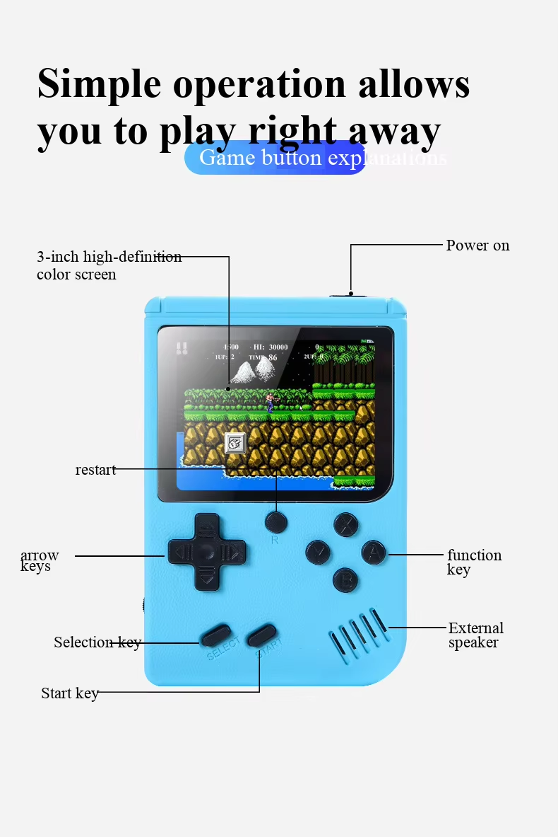 400 Dalam 1 Permainan MINI Kon - Retro Gaming Upscaler ulasan dan harga
