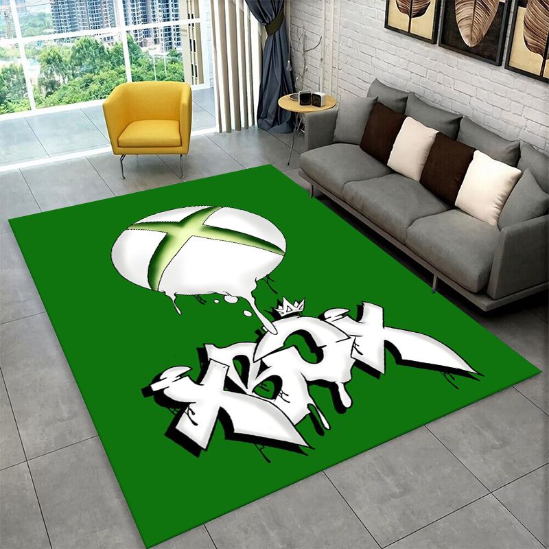 Karpet Logo Gamer Gaming Xbox  - Retro Gaming Rug ulasan dan harga