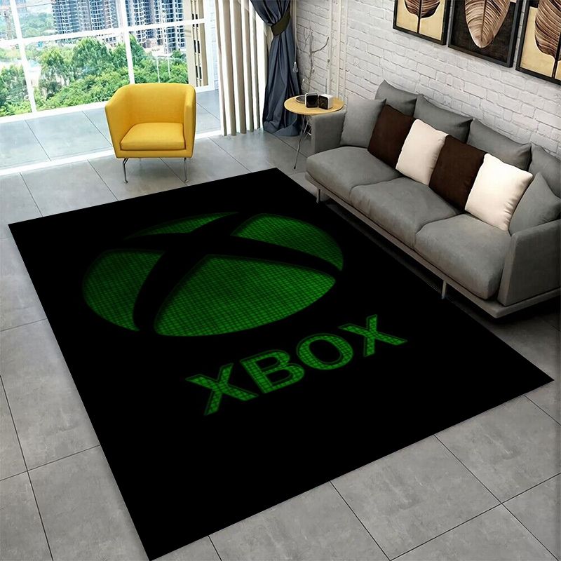 Karpet Logo Gamer Gaming Xbox  - Retro Gaming Rug ulasan dan harga
