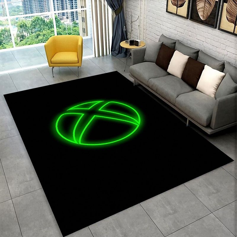 Karpet Logo Gamer Gaming Xbox  - Retro Gaming Rug ulasan dan harga