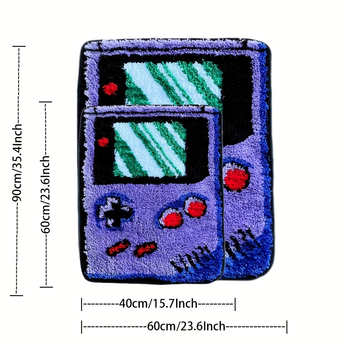 Keset lantai berpola karpet ko - Retro Gaming Rug ulasan dan harga