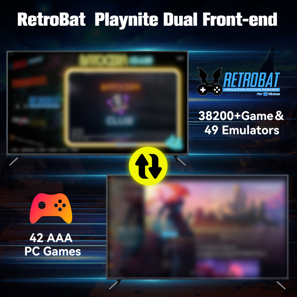 Sistem Retrobat & Playnite HDD - Retro Gaming Devices ulasan dan harga