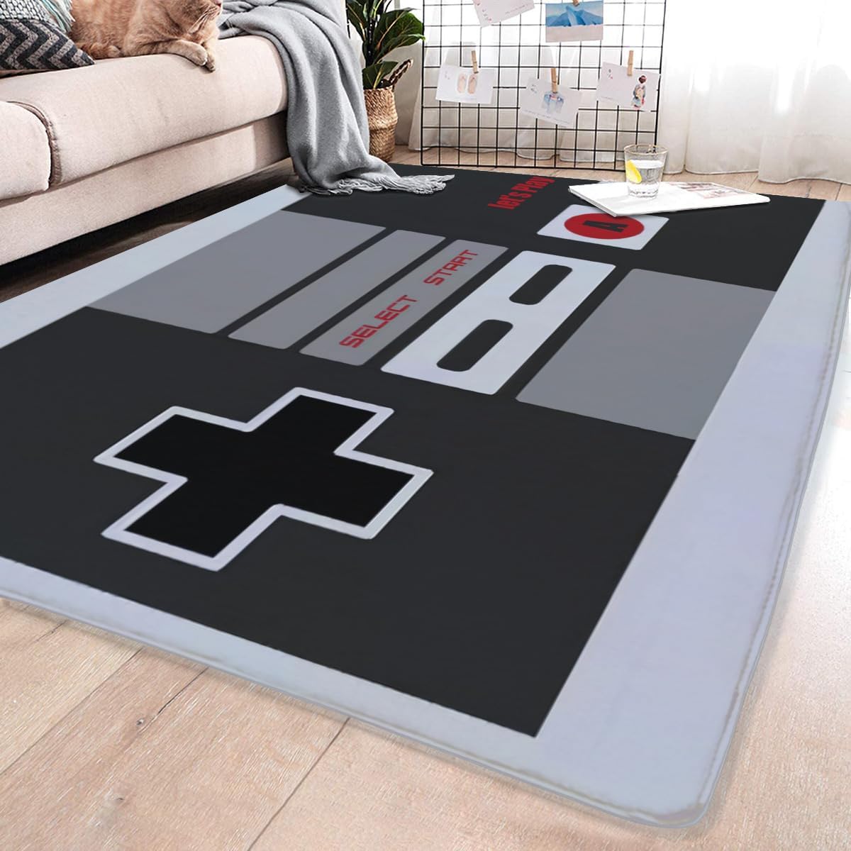 Karpet Bertema Pengontrol NES  - Retro Gaming Rug ulasan dan harga