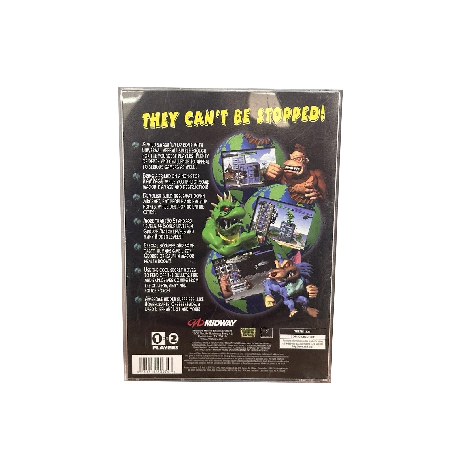 Saturn Copy Disc Game Rampage  - Retro Gaming Setup ulasan dan harga