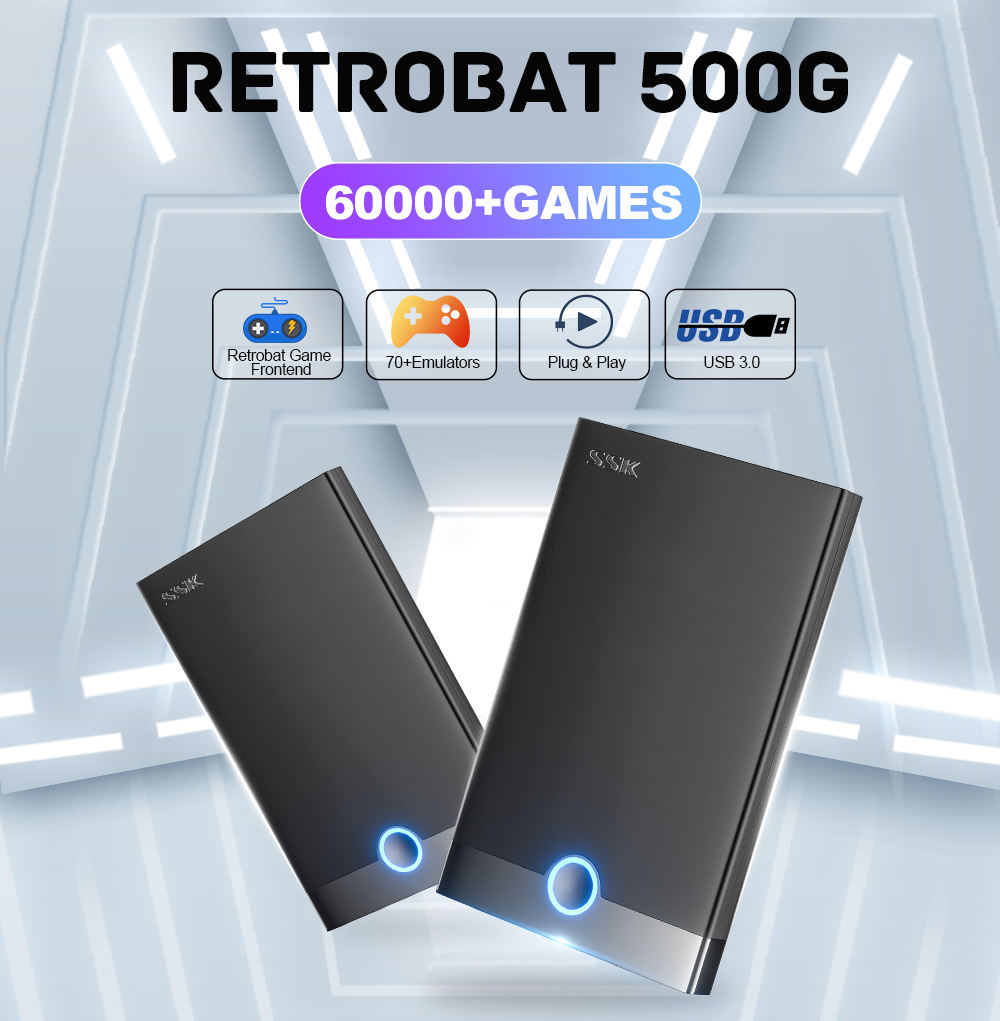 Konsol Super Game Retro HDD 60 - Retro Gaming Emulator Pc ulasan dan harga