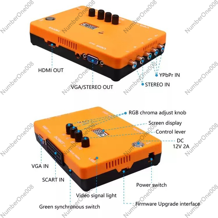 Konverter Video Komponen RGBS  - Retro Gaming Upscaler ulasan dan harga