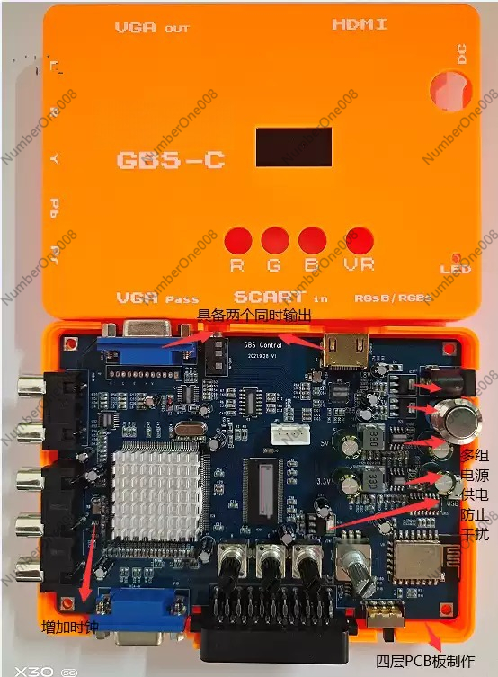 Konverter Video Komponen RGBS  - Retro Gaming Upscaler ulasan dan harga