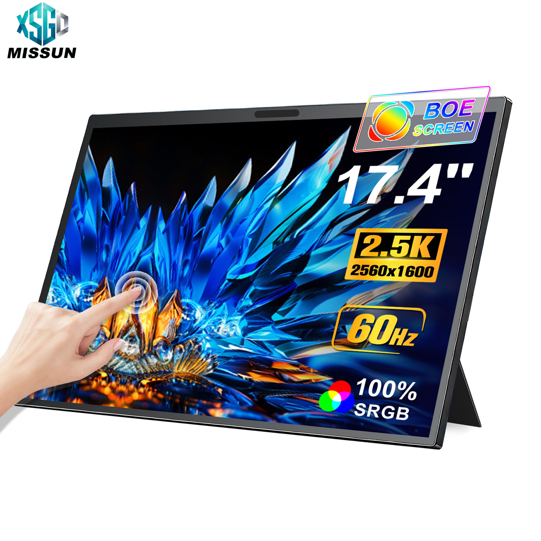Monitor Portabel MISSUN Layar  - Crt Monitor Stand ulasan dan harga