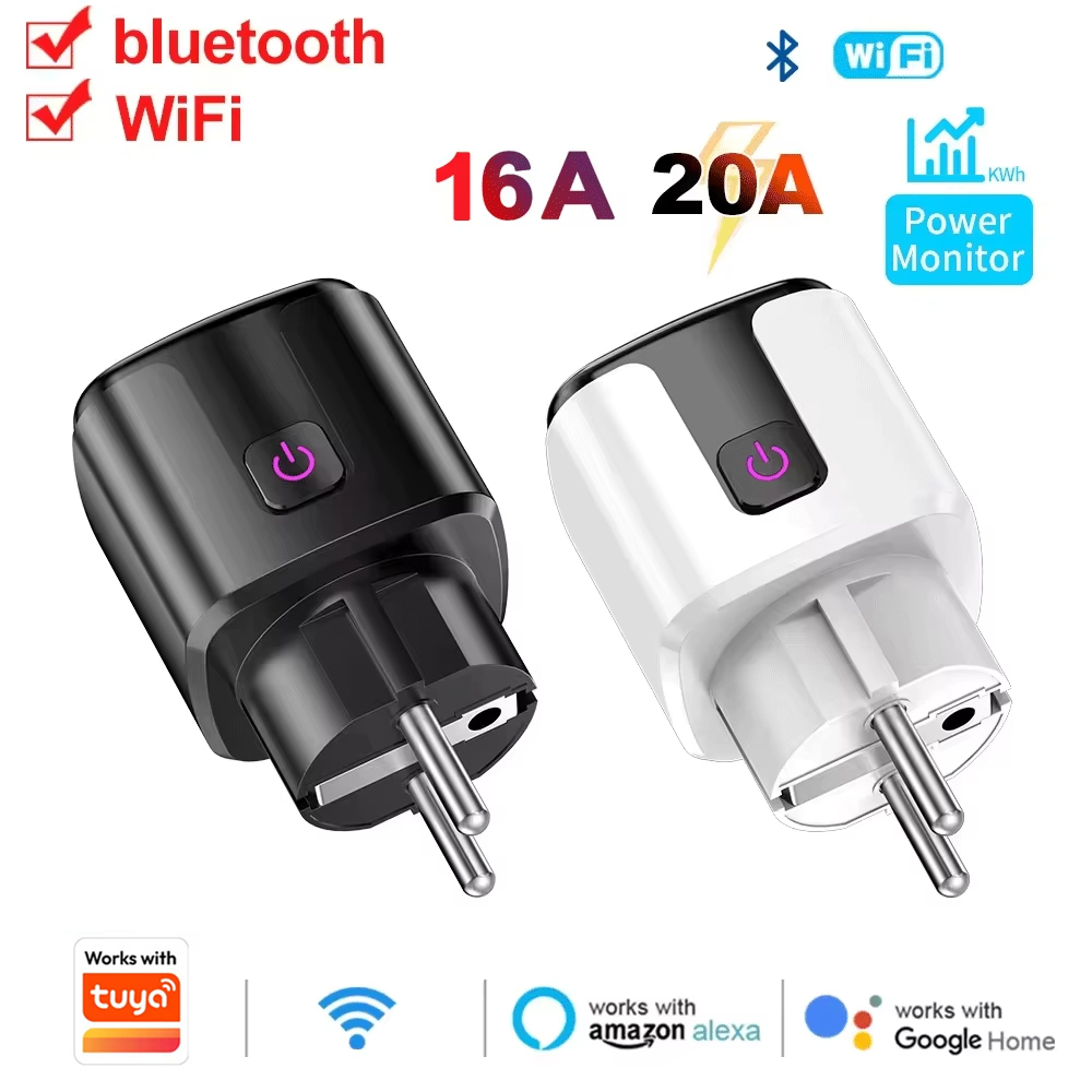 20A AC100-240V Wifi Smart Plug - Crt Monitor Stand ulasan dan harga