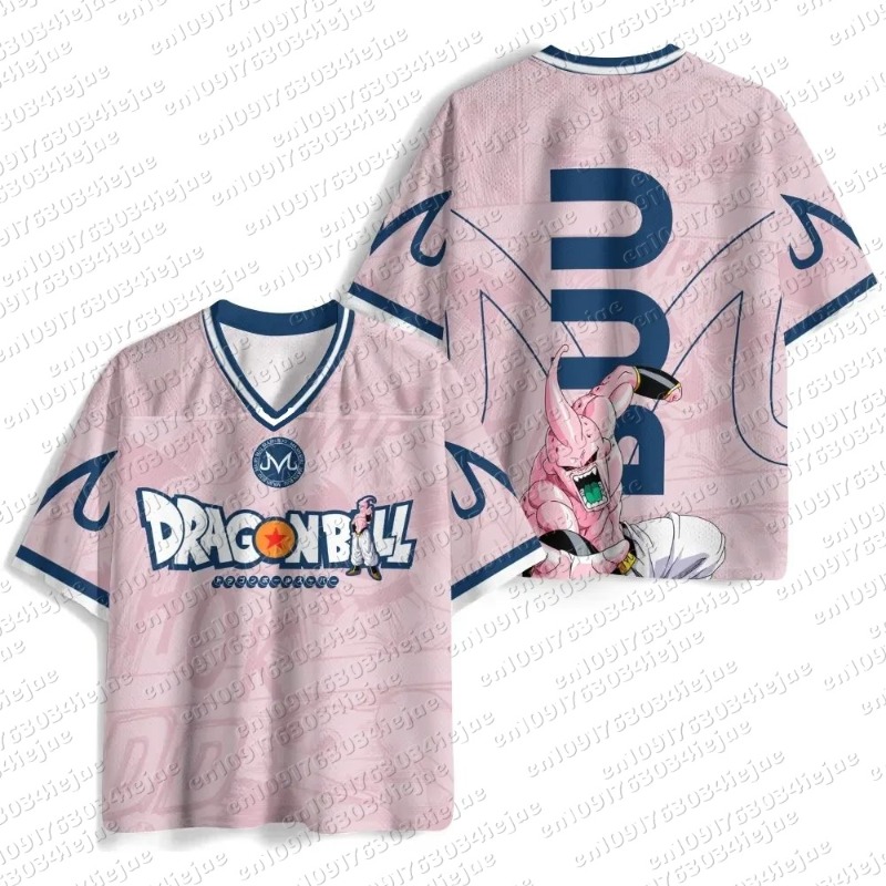 Kaos V-Neck Dragon Ball Kid Go - Retro Gaming Jersey ulasan dan harga