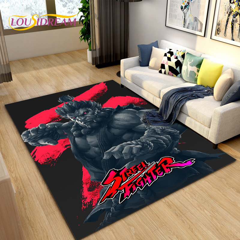 Karpet Area Street Fighter Gam - Retro Gaming Rug ulasan dan harga
