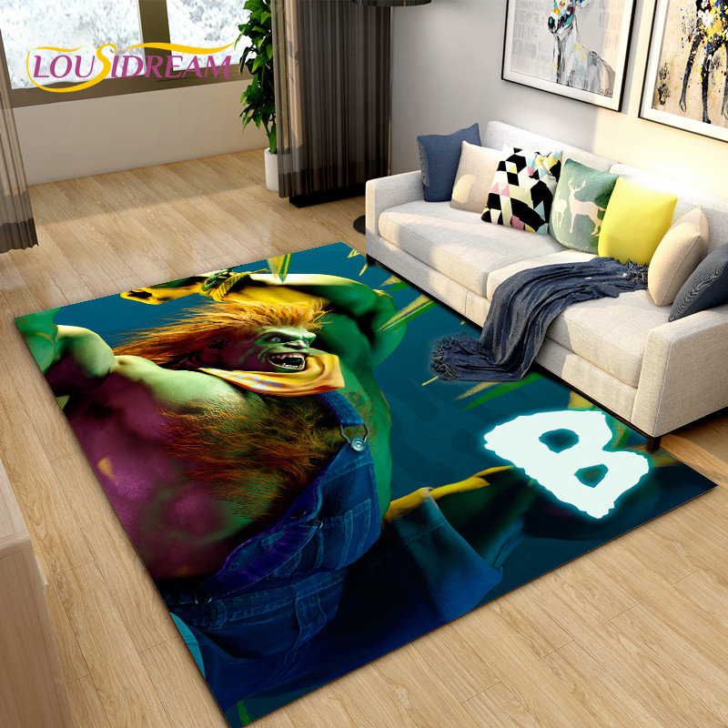 Karpet Area Street Fighter Gam - Retro Gaming Rug ulasan dan harga
