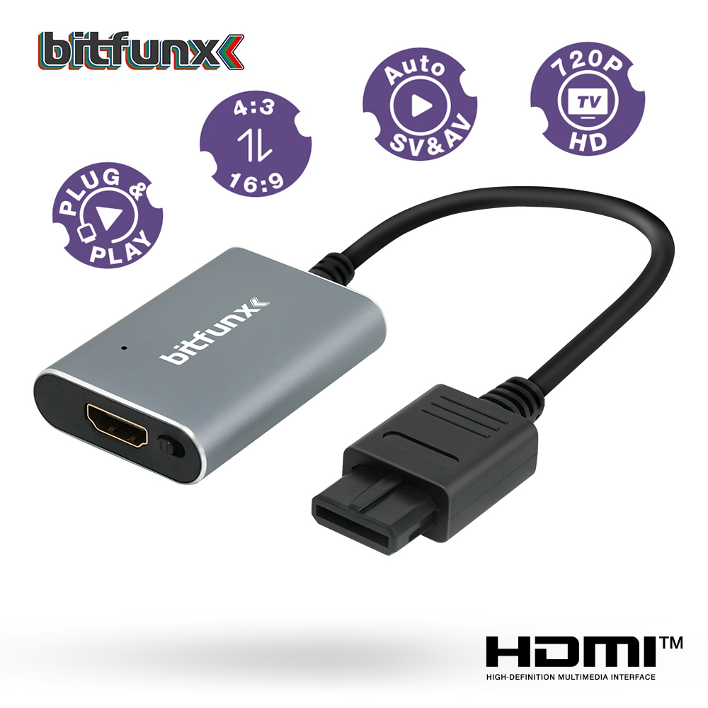 Bitfunx 720P HDMI ™   Adaptor  - Retro Gaming Upscaler ulasan dan harga